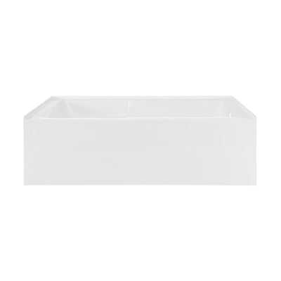 Swiss Madison Voltaire 72" x 36" Right-Hand Drain Alcove Bathtub with Apron and Armrest SM-AB555