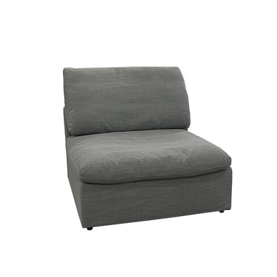 Harper Petite Grey Sectional - 5 Seat Configuration