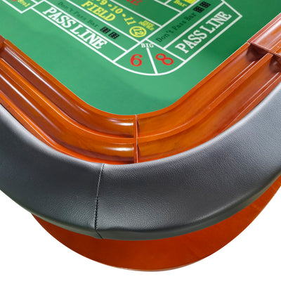 93" Classic Craps Dice Game Poker Table Green