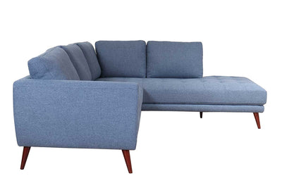 CASEY RAF SECTIONAL - DENIM BLUE