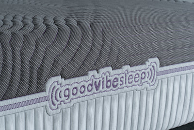 GoodVibeSleep Soothe Mattress and Adjustable Base Comfort Ensemble, Queen Size