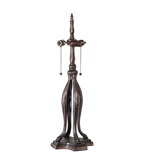 Meyda Lighting 30" High Tiffany Hanginghead Dragonfly Table Lamp - 109607