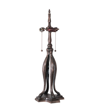 Meyda Lighting 33" High Tiffany Hanginghead Dragonfly Table Lamp- 109609