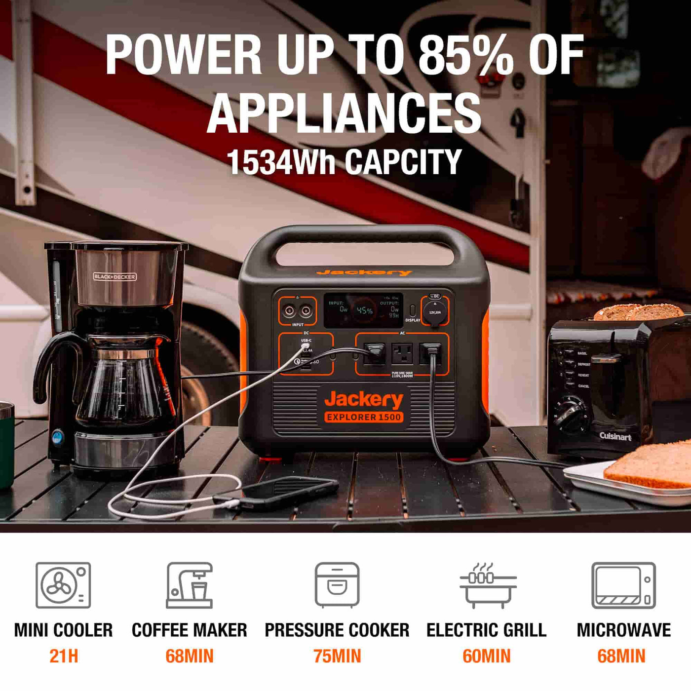 Jackery Explorer 1500 Portable Power Station