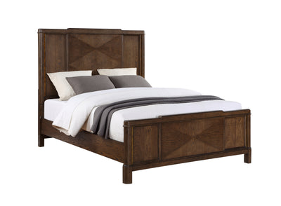 Milan - 4 Piece Queen Bedroom Set - Dark Brown