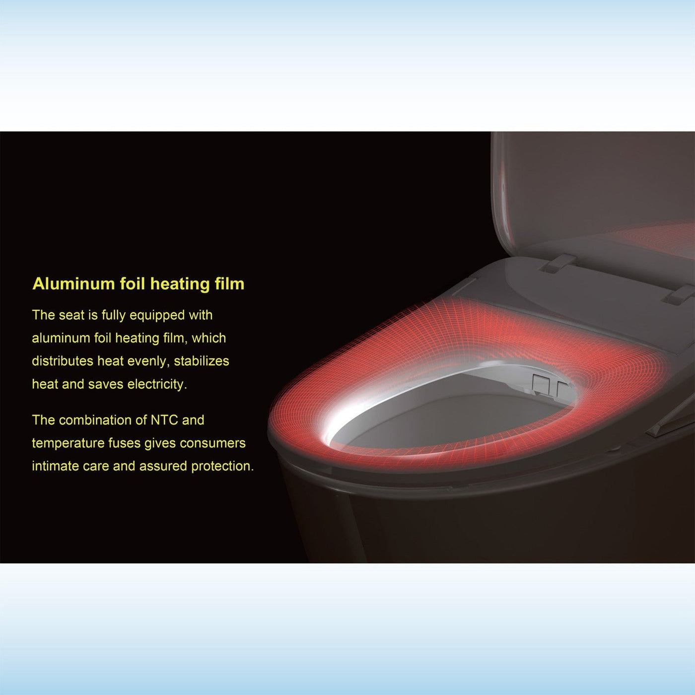 WoodBridge BID02 White Elongated Smart Bidet Toilet Seat, Electronic Advanced Self Cleaning, SoftClose Lid, Automatic Deodorization