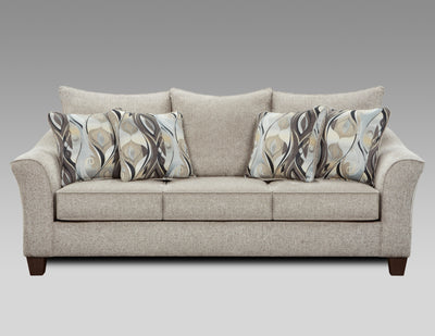 Camero Fabric 4-piece Neutral Textured Living Room sofa set