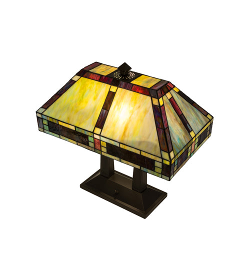 Meyda Lighting 20"H Chaves Oblong Table Lamp- 184702