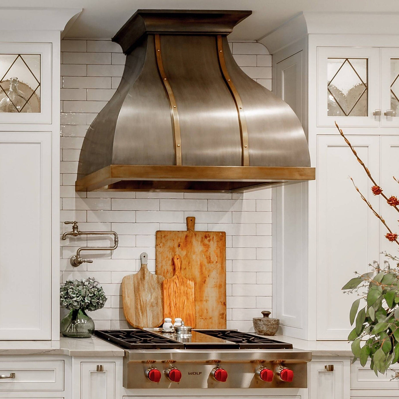 Akicon Custom Handcrafted Copper Range Hood - AKH762BA-C