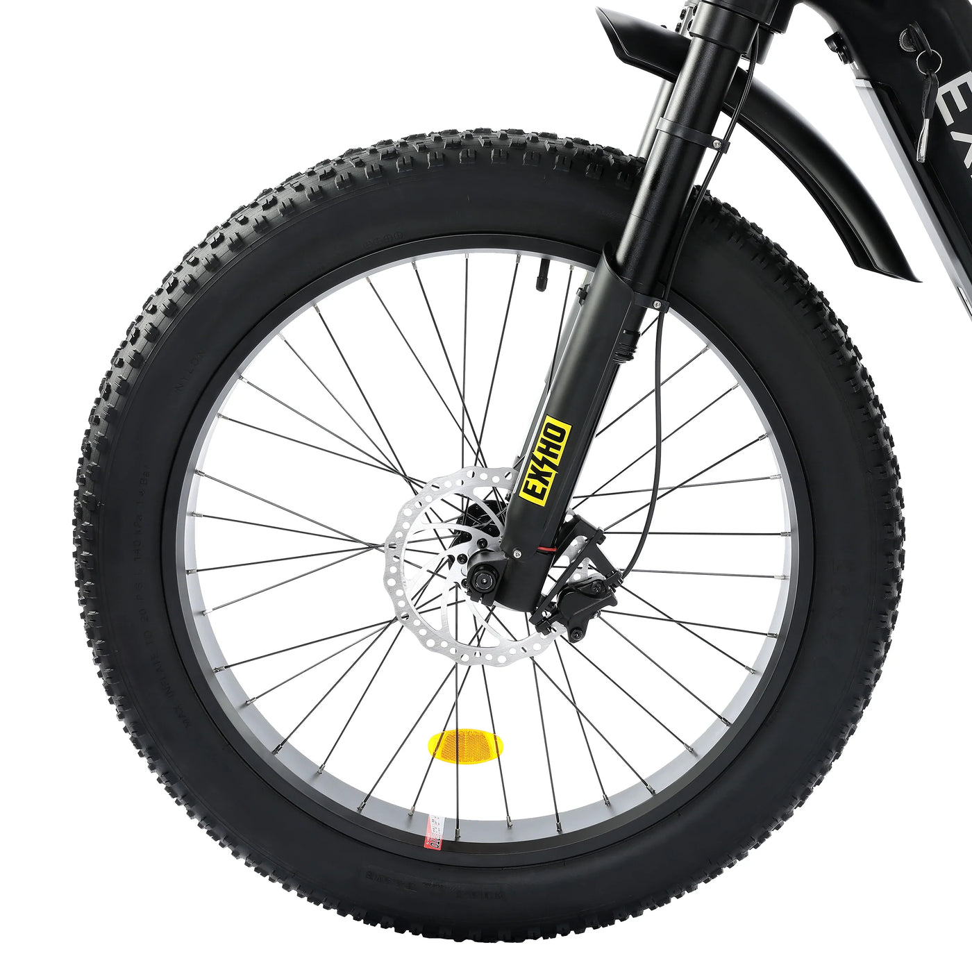 Ecotric Explorer 26 inches 48V Fat Tire Electric Bike with Rear Rack-senior