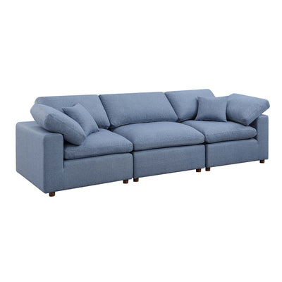 Modern Modular Sectional Sofa Set, Self-customization Design Sofa, Blue