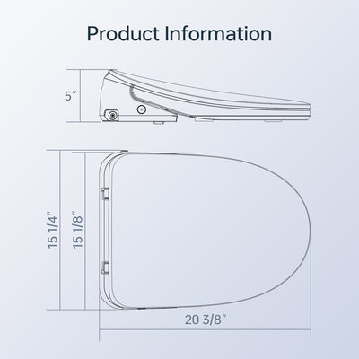 WOODBRIDGE Elongated 1-Piece Toilet with Advanced Auto Open & Close Bidet Smart Toilet Seat, Child Wash, Chair Height, 1000 Gram MaP Flushing Score, 1.28 GPF Dual, Water Sensed