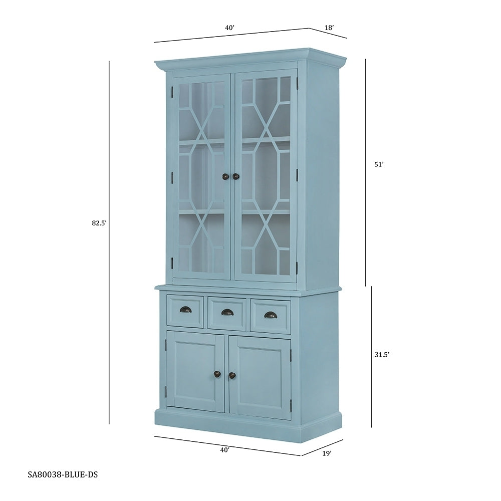 39.4x18x83" Cabinet / Credenzas Blue