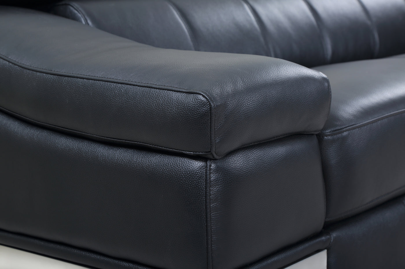 Top Grain Italian Leather Loveseat