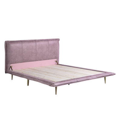 ACME Metis Queen Bed in Pink Top Grain Leather BD00561Q