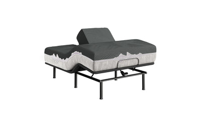 GoodVibeSleep Ease Flex Head Mattress and Adjustable Base Comfort Ensemble, King Size