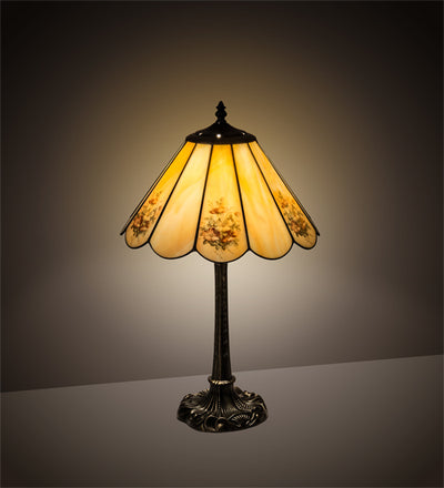 Meyda Lighting 21" High Pansies Table Lamp- 218834