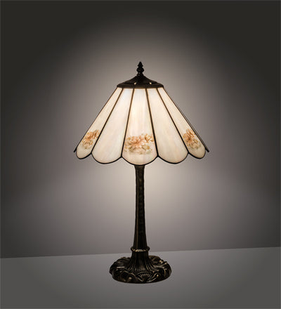 Meyda Lighting 21" High Roses Table Lamp - 218840