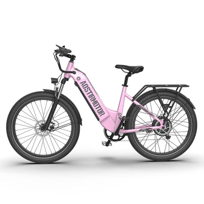 AOSTIRMOTOR new pattern 26" 750W Electric Bike Fat Tire 52V15AH Removable Lithium Battery for Adults