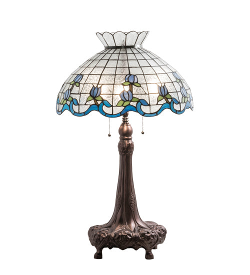 Meyda Lighting 32" High Roseborder Table Lamp - 230472