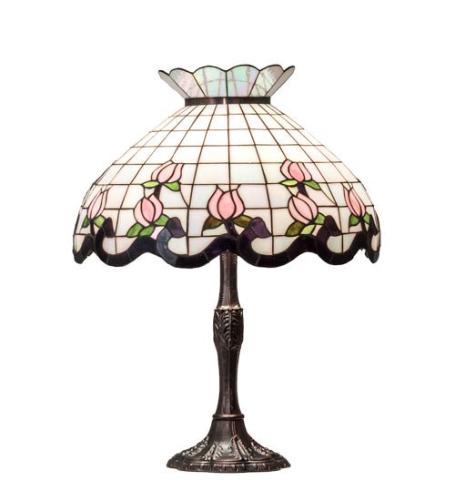 Meyda Lighting 26" High Roseborder Table Lamp- 232791