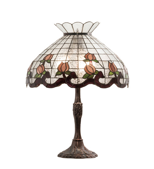 Meyda Lighting 26" High Roseborder Table Lamp - 232794