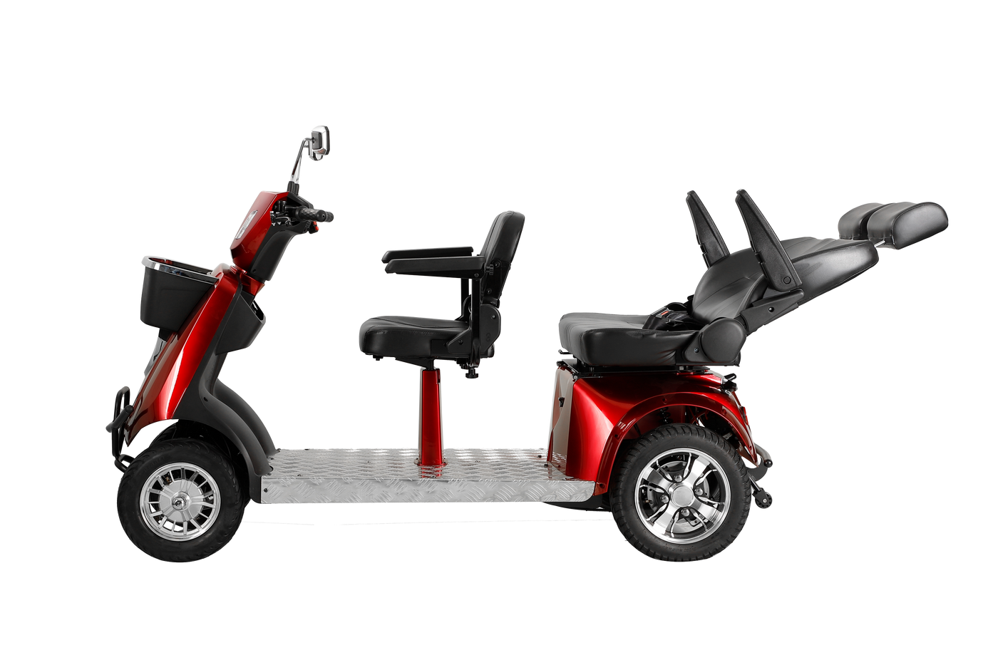 Electric Mobility Recreational Travel Scooter for Adults,Mobility Scooters for Seniors, 4 Wheel Powered Mobility Scooters,