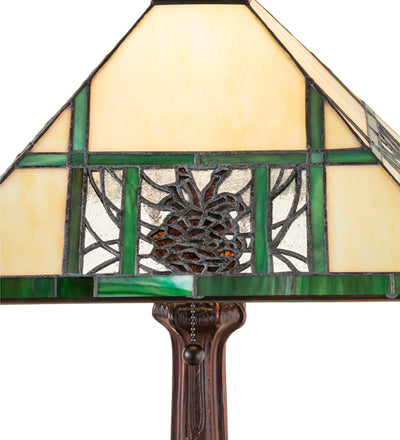 Meyda 19" High Pinecone Ridge Table Lamp- 244267