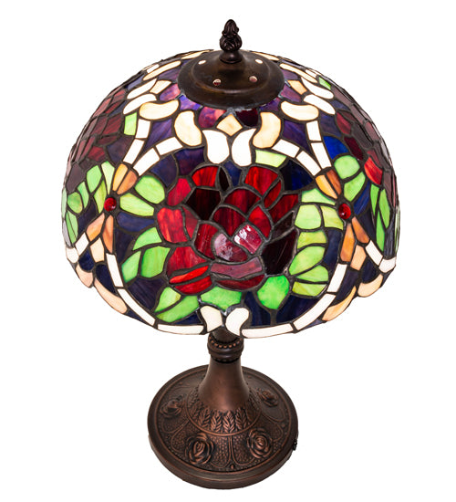 Meyda Lighting 17" High Renaissance Rose Accent Lamp- 251062