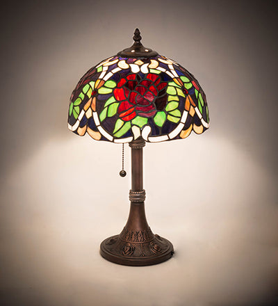 Meyda Lighting 17" High Renaissance Rose Accent Lamp- 251062