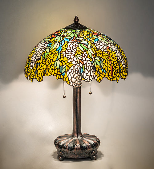 Meyda 23" High Tiffany Laburnum Table Lamp- 255472