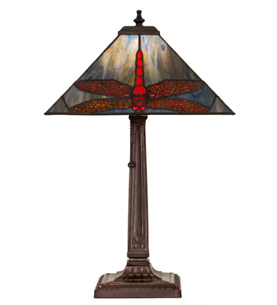 Meyda Lighting 21"H Prairie Dragonfly Table Lamp - 26290