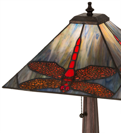 Meyda Lighting 21"H Prairie Dragonfly Table Lamp - 26290