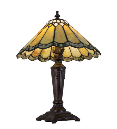 Meyda Lighting 15.5" High Carousel Jadestone Accent Lamp- 27569