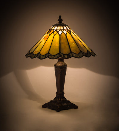 Meyda Lighting 15.5" High Carousel Jadestone Accent Lamp- 27569