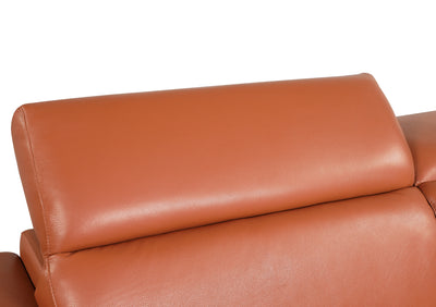 Top Grain Italian Leather Loveseat