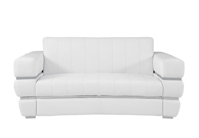 Global United Top Grain Italian Leather  Loveseat