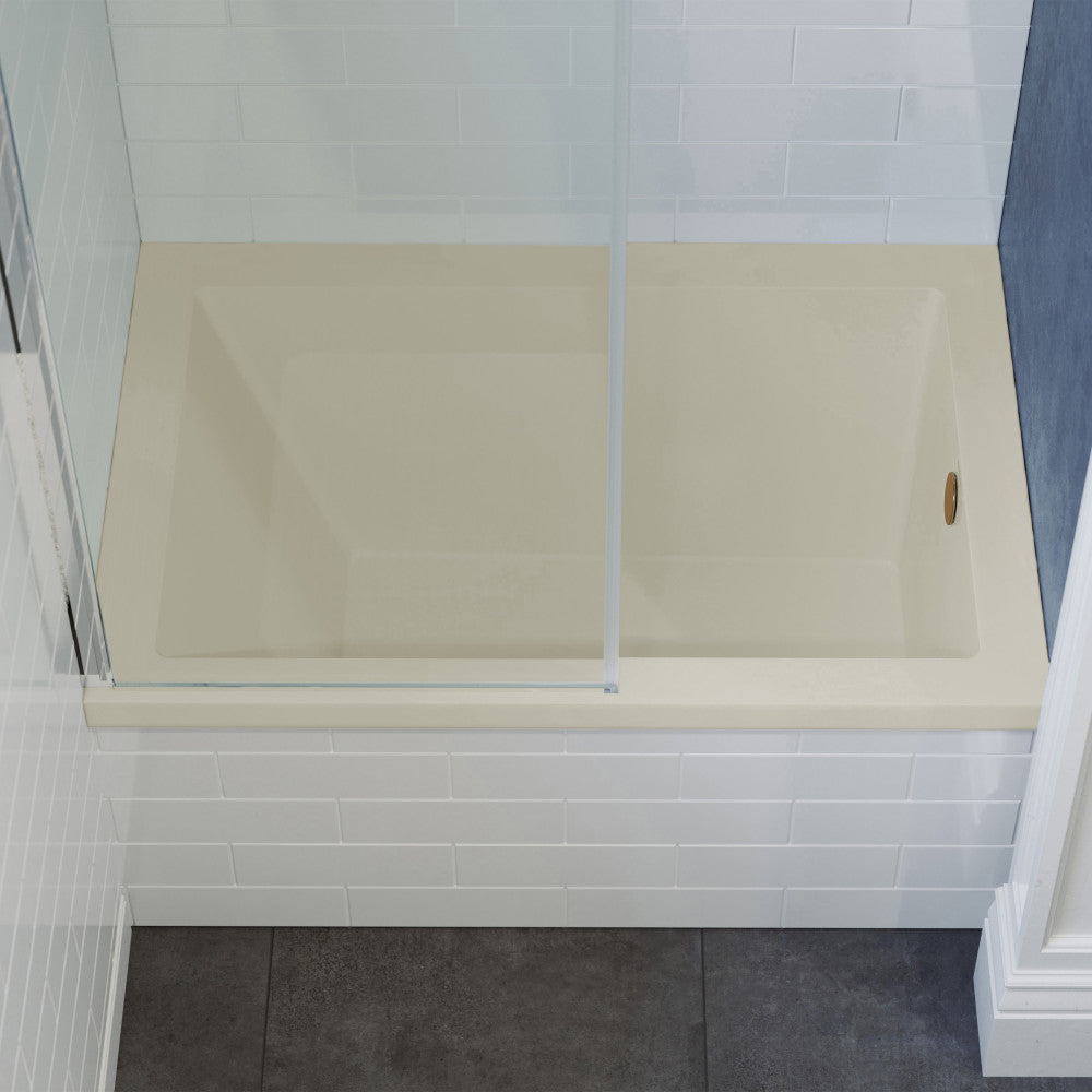 Swiss Madison Voltaire 48" x 32" Right-Hand Drain Alcove Bathtub in Bisque SM-DB562BQ