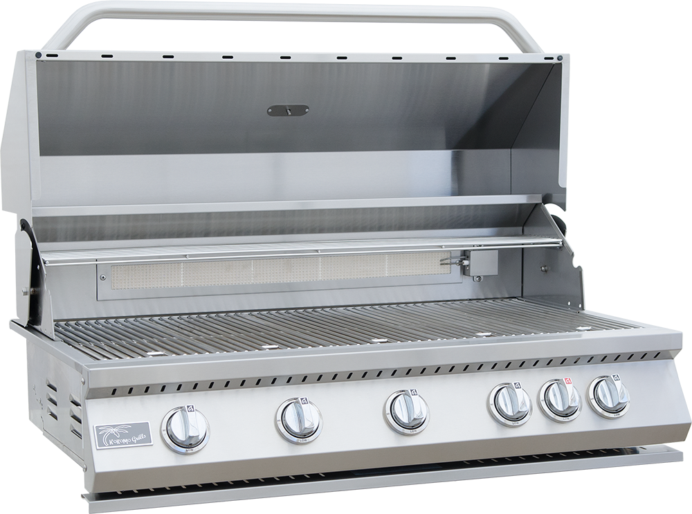 Kokomo Grills 40” Built in Gas Grill (5 Burner/Back Burner)_KO-BAK5BG