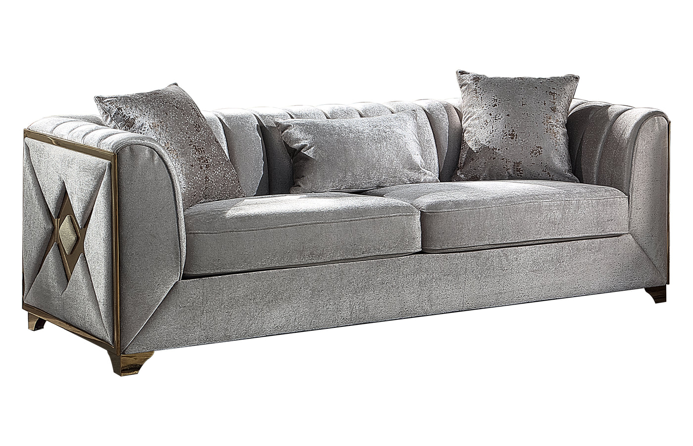 Velencia Modern Style Sofa in Cream