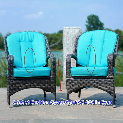 Direct Wicker Cushion Covers for One Patio Chair (PAC-009-Cover)