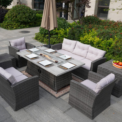 Direct Wicker Timeless Elegance for Your Backyard - Direct Wicker Outdoor Patio Furniture Set (PAG-1503+1106RA)