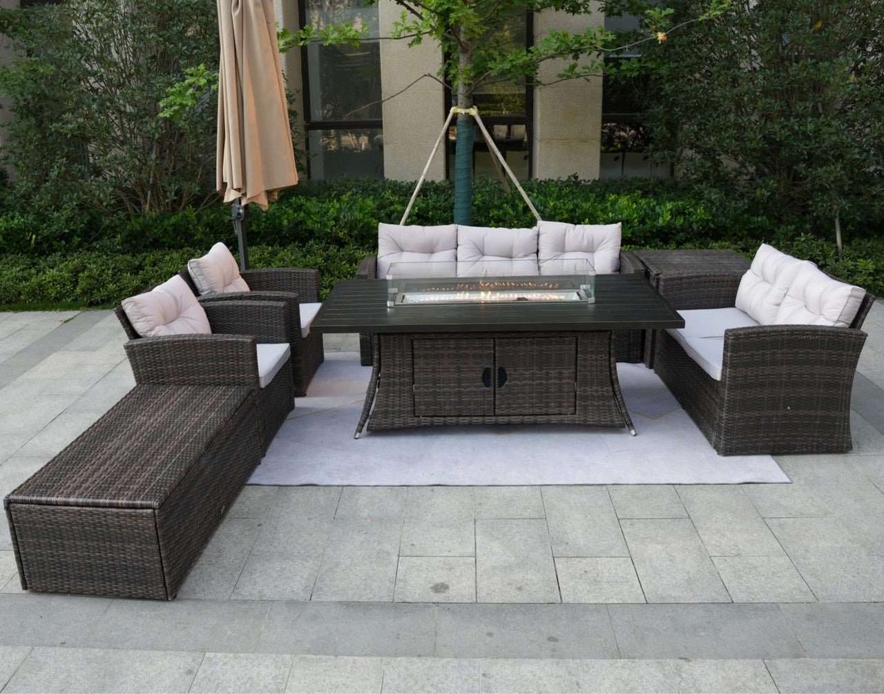 Direct Wicker Timeless Elegance for Your Backyard - Direct Wicker Outdoor Patio Furniture Set (PAG-1503+1106RA)