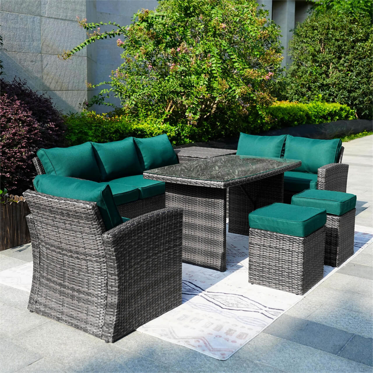 Direct Wicker Cushion Covers for Whole Set of PAS-1403B