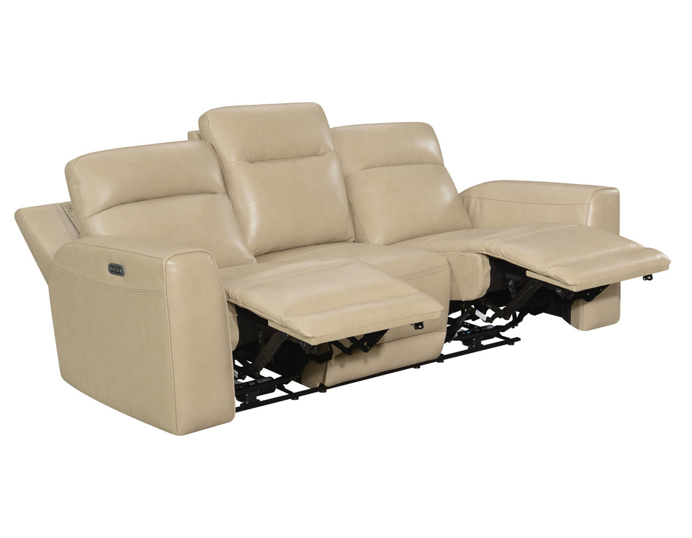 Doncella - 3 Piece Power Reclining Living Room Set - Beige