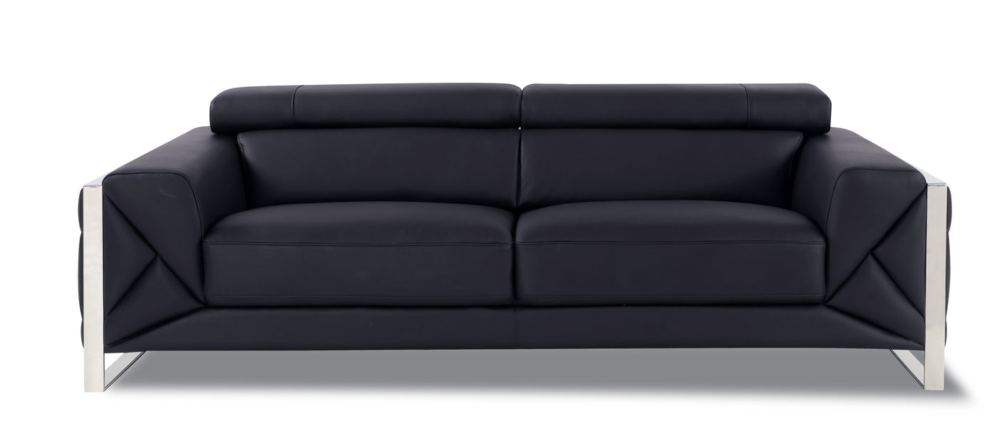 Global United Top Grain Italian Leather  Sofa