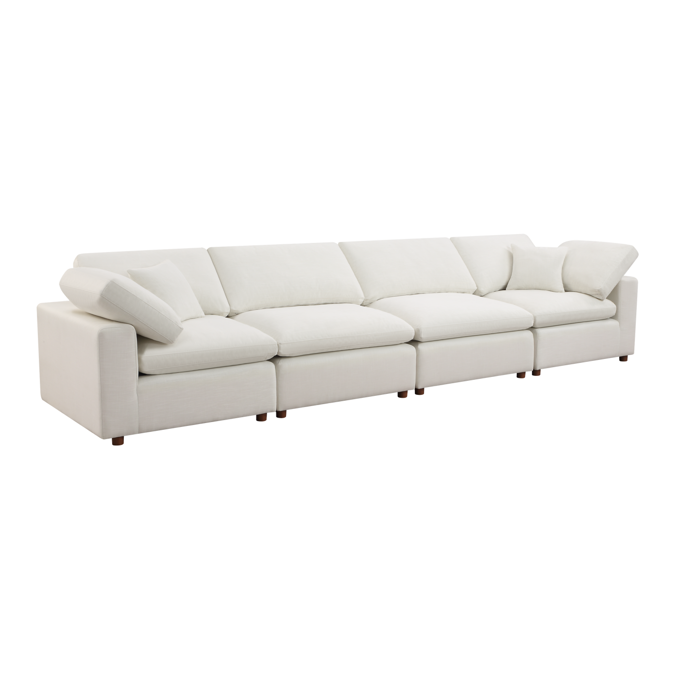 Modern Modular Sectional Sofa Set, Self-customization Design Sofa, White