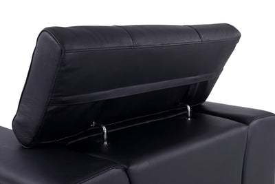 Global United Top Grain Italian Leather  Loveseat