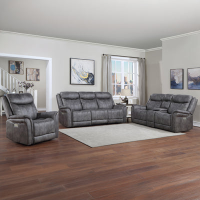 Morrison - 3 Piece Living Room Set - Dark Gray