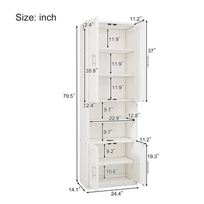 Queen Size Murphy Bed with 1 Side Cabinet Storage Shelf, 68-inch Cabinet Bed Folding Wall Bed with Desk Combo Perfect for Guest Room, Study, Office,White(old sku:BS300491AAC)